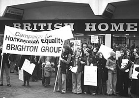 BHS demo in 1976